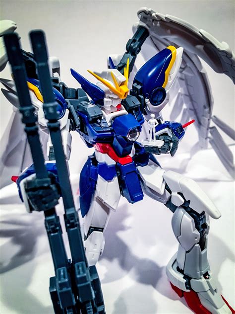 Finished RG Wing Gundam Zero EW R Gunpla