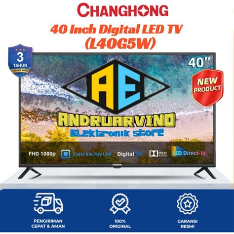 Jual Led Tv Changhong Inch Digital Led Tv L G W Fhd Tv Hdmi Usb