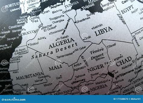 Sahara Desert World Map