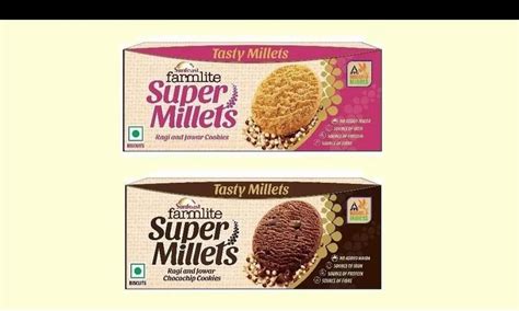 Baked Biscuits Ragi Sunfeast Farmlite Super Millet Mrp Packaging