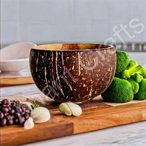 Brown Anant Crafts Coconut Shell Bowl Polished Size Dimension Ml