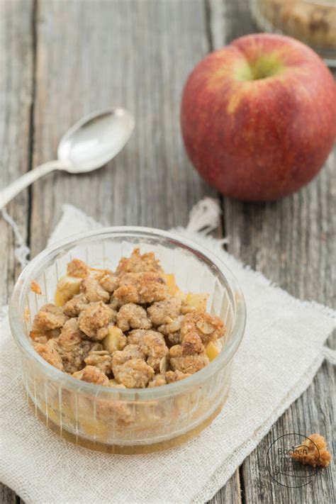 Apfel Crumble Einfach Schnell Backen Macht Gl Cklich