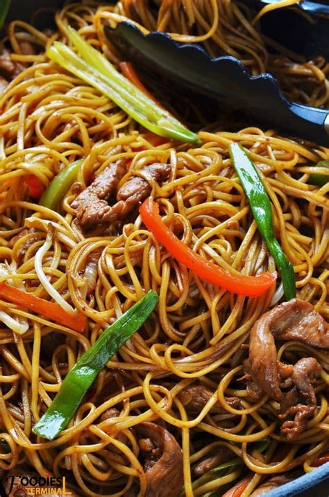 Authentic Chicken Lo Mein Recipe Pf Changs Chicken Lo Mein