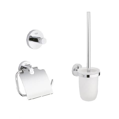 Grohe Essentials 40407001 Bathroom Accessories Set 3 In 1 Online