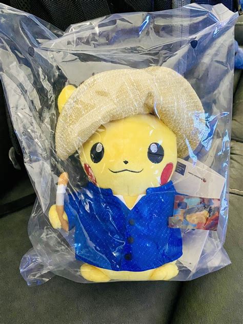 Mavin Pokemon Center X Pikachu Van Gogh Museum Plush Inch Limited