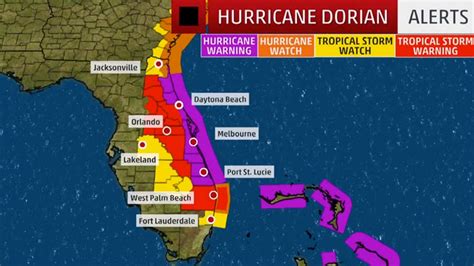 Dorian Triggers Hurricane Watches And Warnings For Florida The