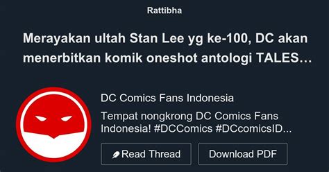 Merayakan Ultah Stan Lee Yg Ke 100 DC Akan Menerbitkan Komik Oneshot