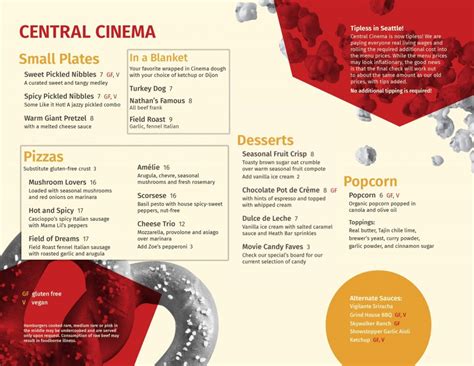 Food & Drink – CENTRAL CINEMA