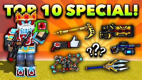 Top Special Weapons Pixel Gun D Special Youtube