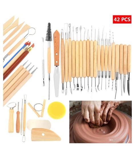 Diy Crafts Pottery Clay Sculpting Tool Set Pack Of Pcs Buy Online