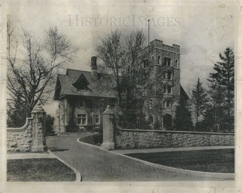 1937 Press Photo William Mayo Home Historic Images