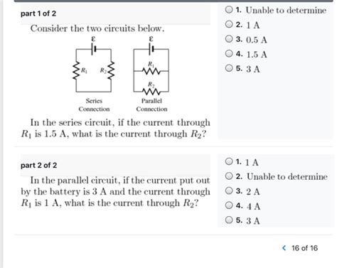 Solved Part 1 Of 2 Consider The Two Circuits Below 1 Chegg