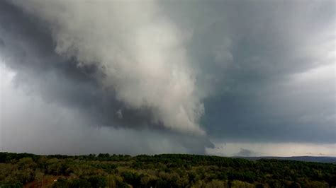 Dominator Drone Intercept Of Insane Wall Cloud With Tornado Warned