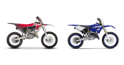 Motorrad Vergleich Fantic XX 125 2023 Vs Yamaha YZ 125 LC 2018