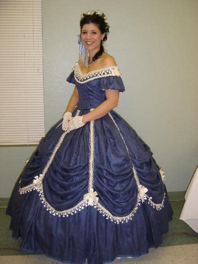 1860s Ball Gown Civil War Dress Historical Dresses Southern Belle