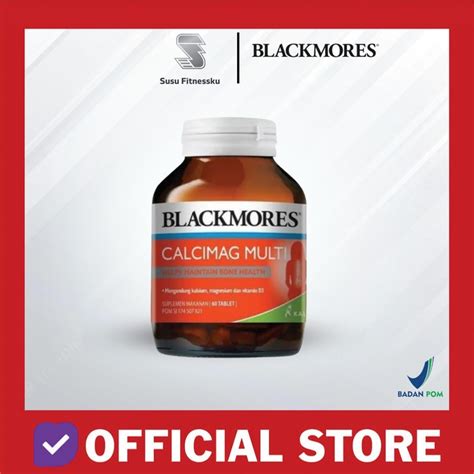 Jual Blackmores Calcimag Multi 60 Tablet Calcium Magnesium D3 Shopee