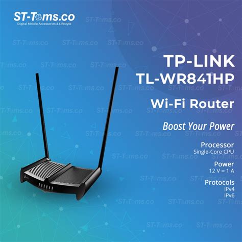 Jual TP LINK TL WR841HP 300Mbps Highw Power Wireless N Router Shopee