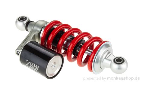 YSS Mono Stoßdämpfer 240 mm silber rot schwarz f MSX 125 GROM JC92