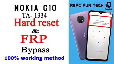 Nokia G Pattern Unlock Nokia Ta Hard Reset Nokia G Frp