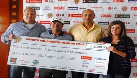 Wilfredo Huamán Campeón Del Abierto Del Country Club De Villa