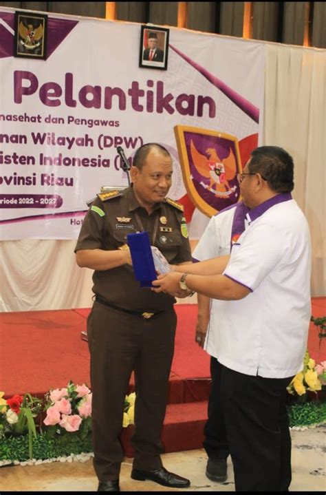 Asisten Pembinaan Kejati Riau Hadiri Pelantikan Dpw Muki Provinsi Riau