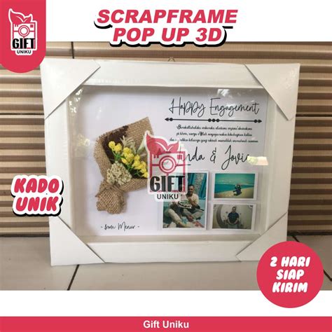 Jual Proses Sehari Jadi Frame D Abdi Negara Scrap Frame Pop Up Kado