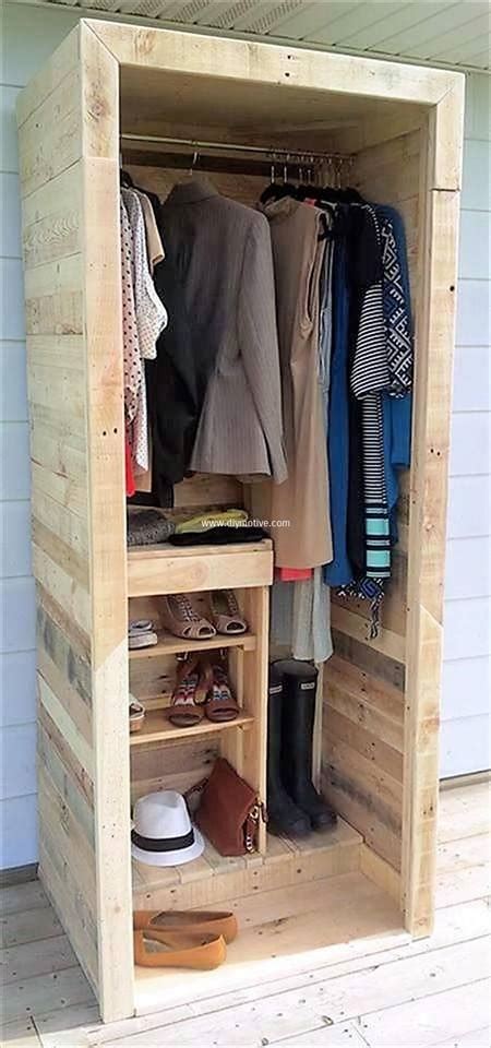 Ideas De Closets Que Puedes Hacer Tu Mismo Con Madera Reciclada