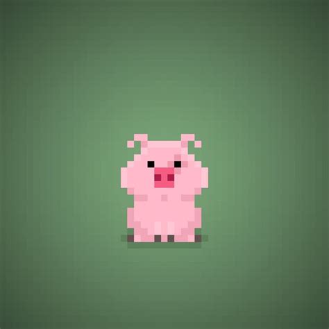 Famous Characters In Pixel Art Waddles From Gravity Falls Waddles Pig