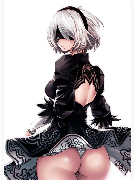 Sexy Yorha B Lewd Thighs Thicc Ass Butt Nier Automata Anime Hentai