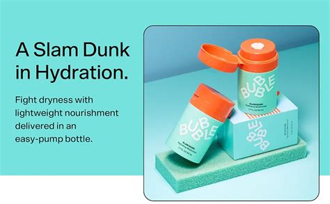 Amazon Bubble Skincare Slam Dunk Face Moisturizer Hydrating Face