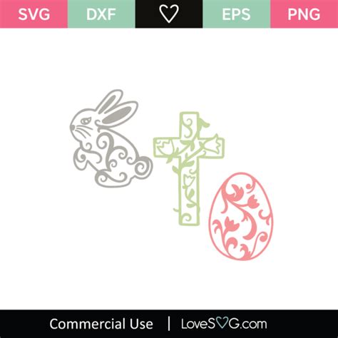 Easter Mandalas SVG Cut File Lovesvg