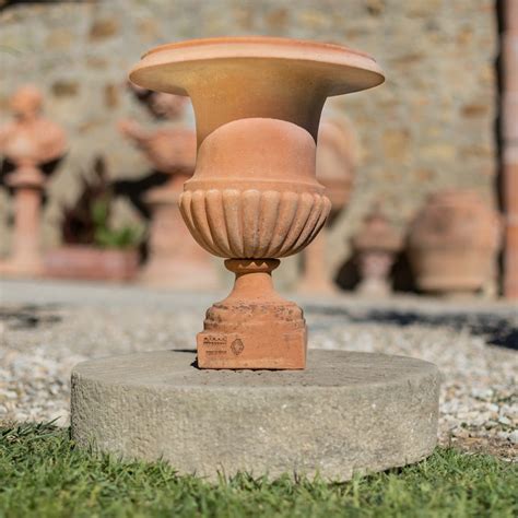 Vaso Mediceo Liscio Terracotta Impruneta