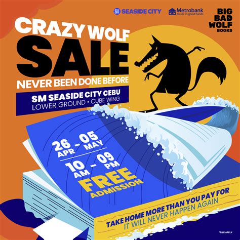 The Wolf Returns Big Bad Wolf Strikes Cebu City With Crazy Wolf Sale Che Goes On