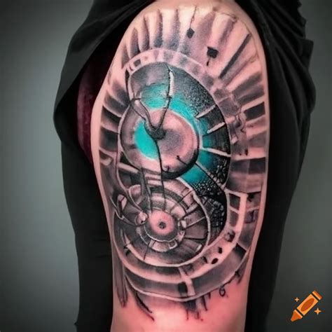 Time Tattoo Design