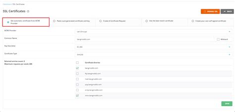 Generate Ssl Let S Encrypt Bangmod Knowledge Base