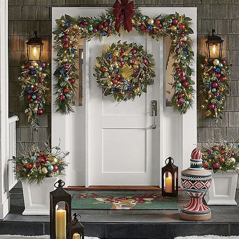 Front Door Decorating Ideas For Christmas Shelly Lighting