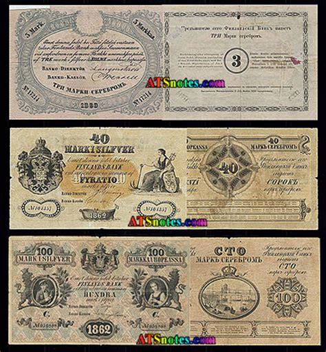 Finland Banknotes Finland Paper Money Catalog And Finnish Currency