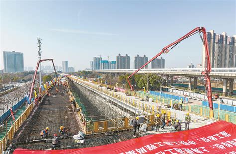 地铁5号线起点调整工程贯通 楚天都市报数字报