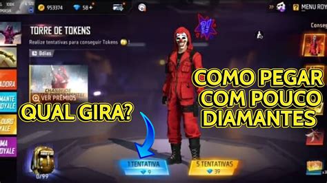 BUG TORRE DE TOKENS COMO PEGAR TOP CRIMINAL NO FREE FIRE NOVO EVENTO