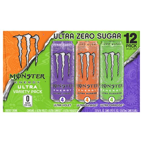 Monster Energy Ultra Zero Sugar Variety Pack Oz Cans Products