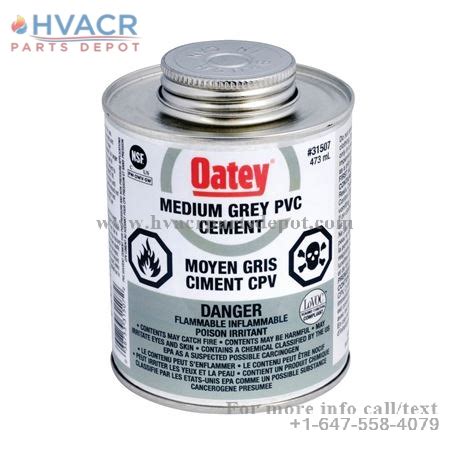 Hvacr Oatey Ml Pvc Cement Medium Duty Grey