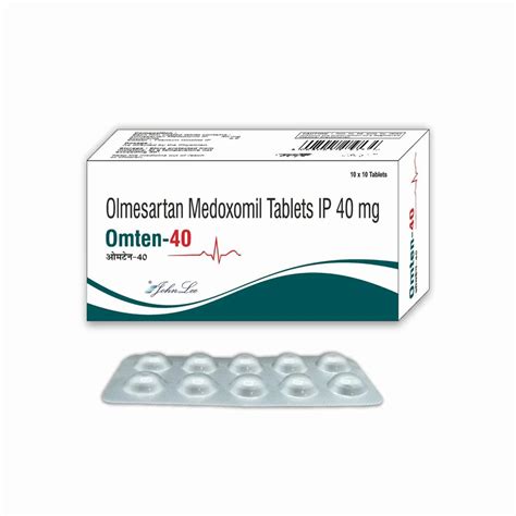 Olmesartan Medoxomil IP 40 Mg Tablets at ₹ 93/stripe in Thane | ID ...