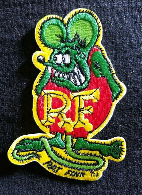 Rat Fink Patch Badge Hot Rod Motorcycle Biker Chopper Vest Jacket ED