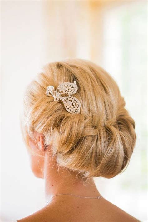 20 Gorgeous Gibson Rolls Tucked Upstyle Wedding Hair Inspiration Romantic Wedding Hair