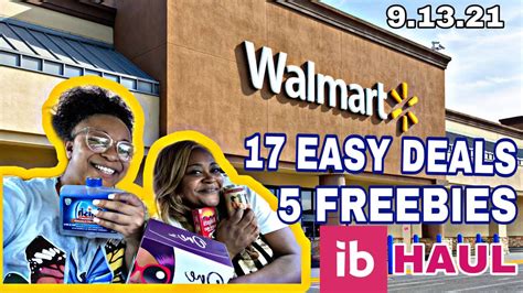 Walmart Deals 91321 Walmart Ibotta Haul 5 Freebies Couponing At Walmart Mid Week Money