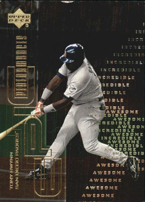 Upper Deck Hitter S Club Epic Performances Ep Tony Gwynn Ebay