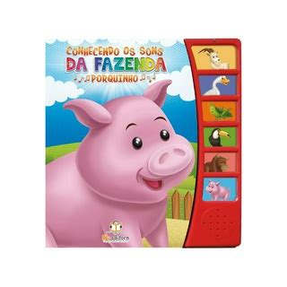 Livro Infantil Cole O Conhecendo Os Sons Da Floresta E Da Fazenda