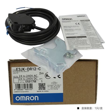 1pcs Omron E3jk Dr12 C 2m Photoelectric Switch Sensor Diffuse