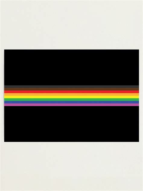 L Mina Fotogr Fica Franja Del Orgullo Lgbtq Inclusiva Colores De La Bandera Del Orgullo Gay