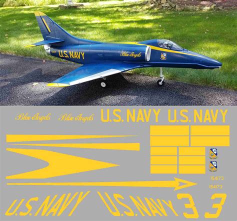 A-4 Skyhawk Blue Angels Graphics Set – Callie Graphics